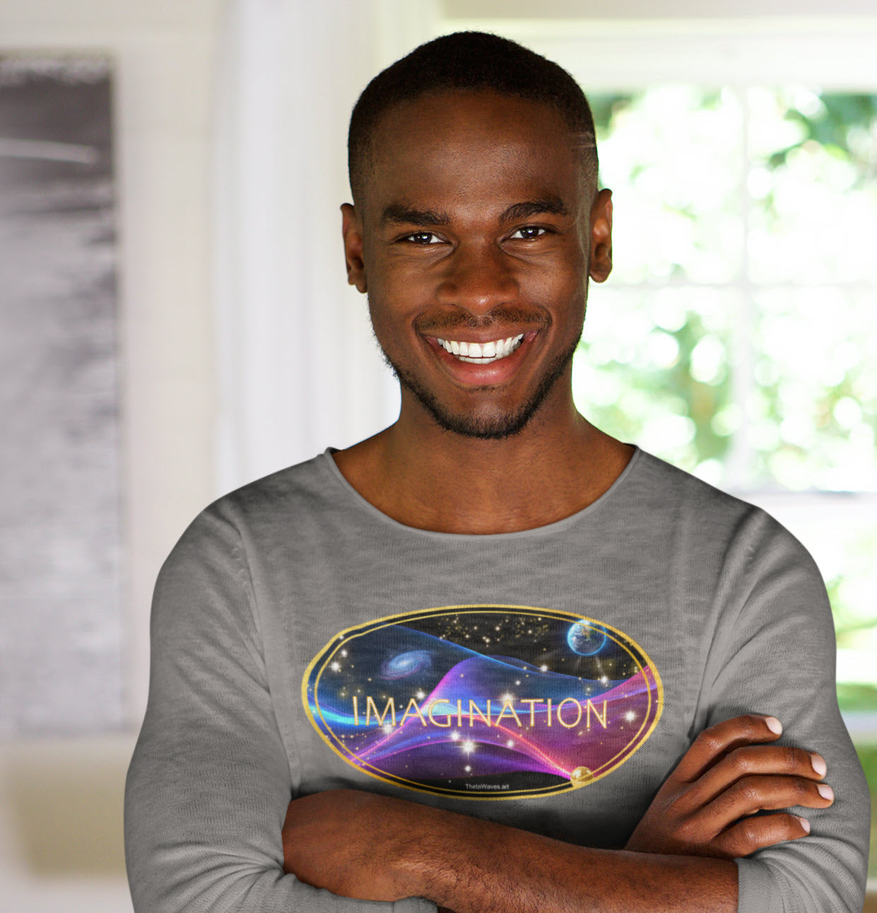 SPIRITUAL -- IMAGINATION-1 - Men & Women - Premium "Unisex" Longsleeve T-shirt