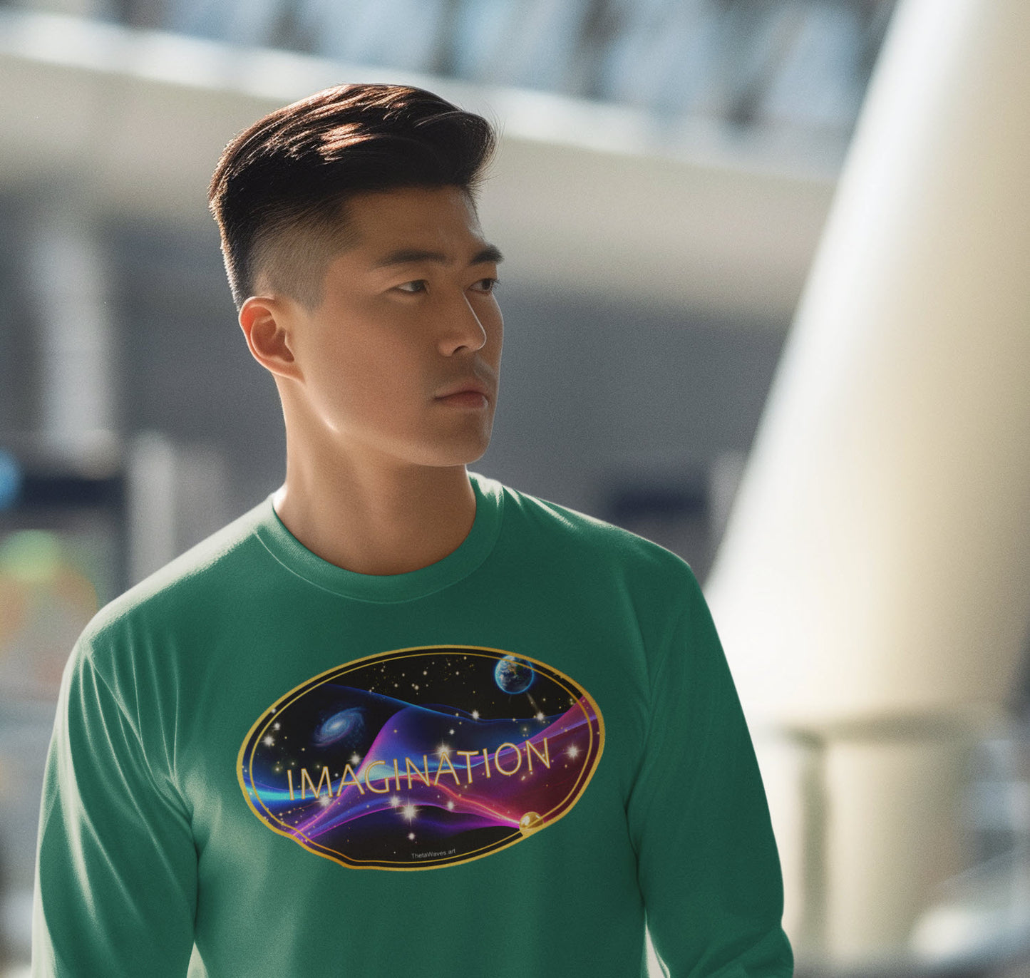 SPIRITUAL -- IMAGINATION-1 - Men & Women - Premium "Unisex" Longsleeve T-shirt
