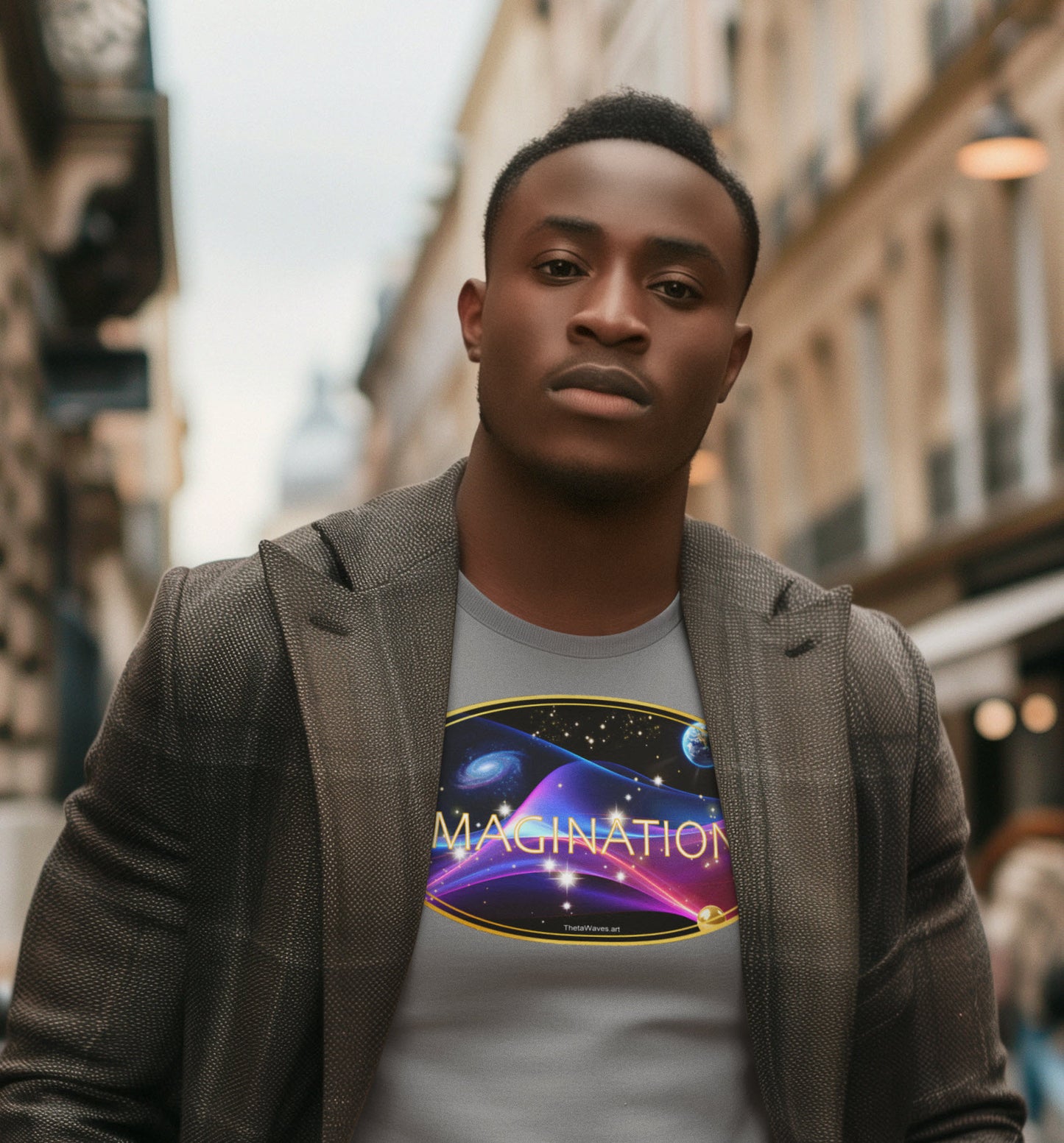 SPIRITUAL -- IMAGINATION-1 - Men & Women - Premium "Unisex" Crewneck T-shirt