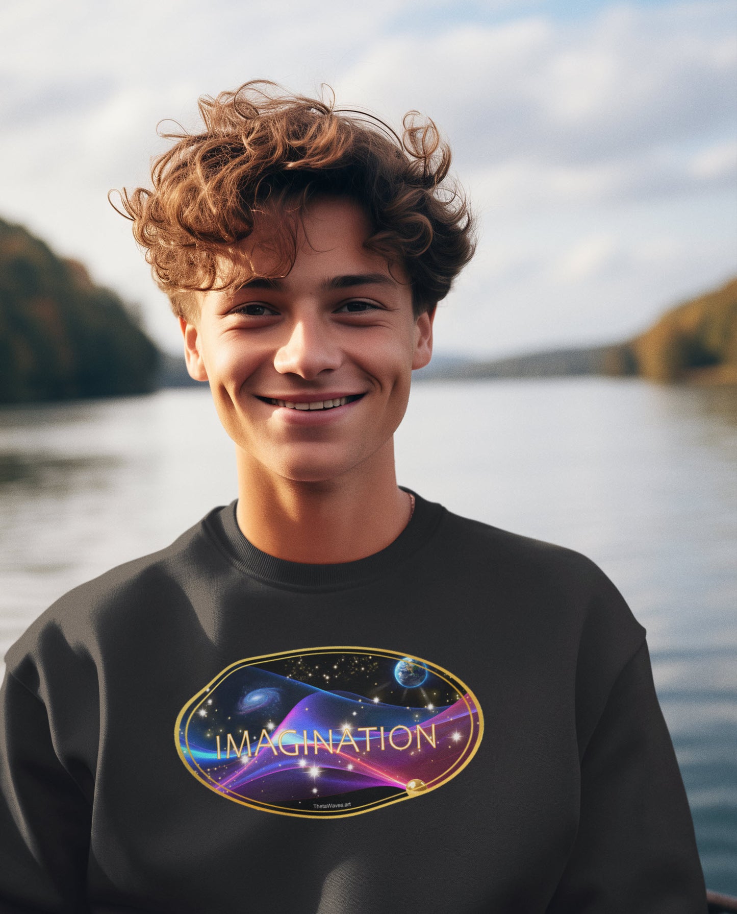 SPIRITUAL -- IMAGINATION-1 - Men & Women - Premium "Unisex" Crewneck T-shirt