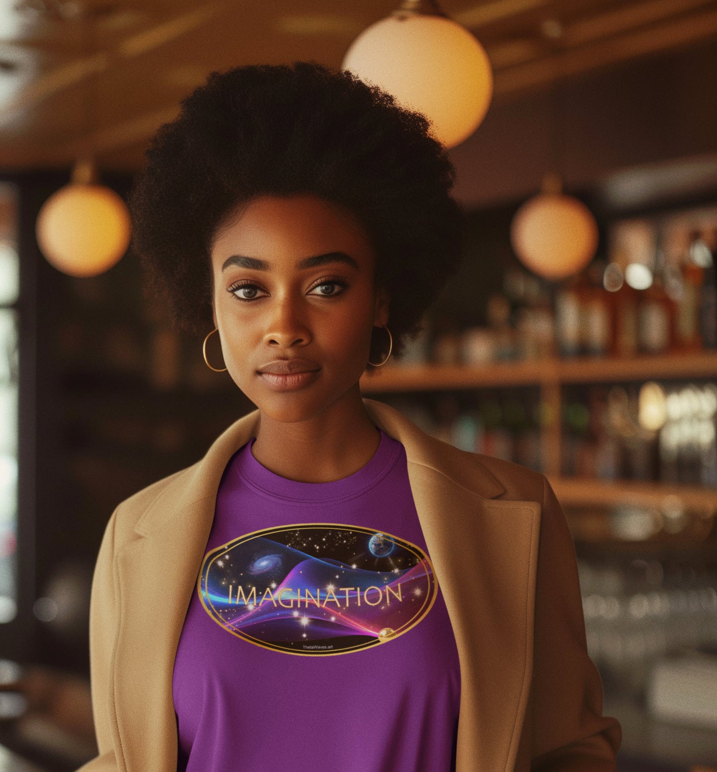 SPIRITUAL -- IMAGINATION-1 - Men & Women - Premium "Unisex" Crewneck T-shirt