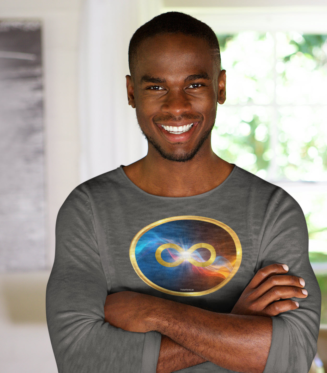 SPIRITUAL -- INFINITY-2 - Men & Women - Premium "Unisex" Longsleeve T-shirt