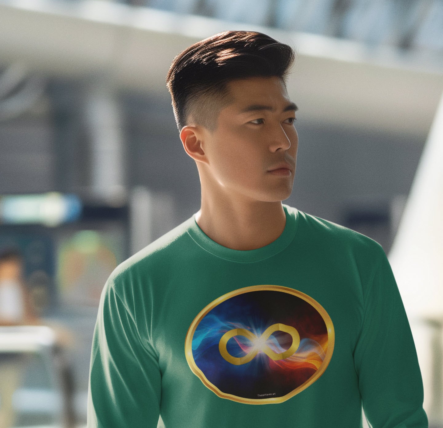 SPIRITUAL -- INFINITY-2 - Men & Women - Premium "Unisex" Longsleeve T-shirt