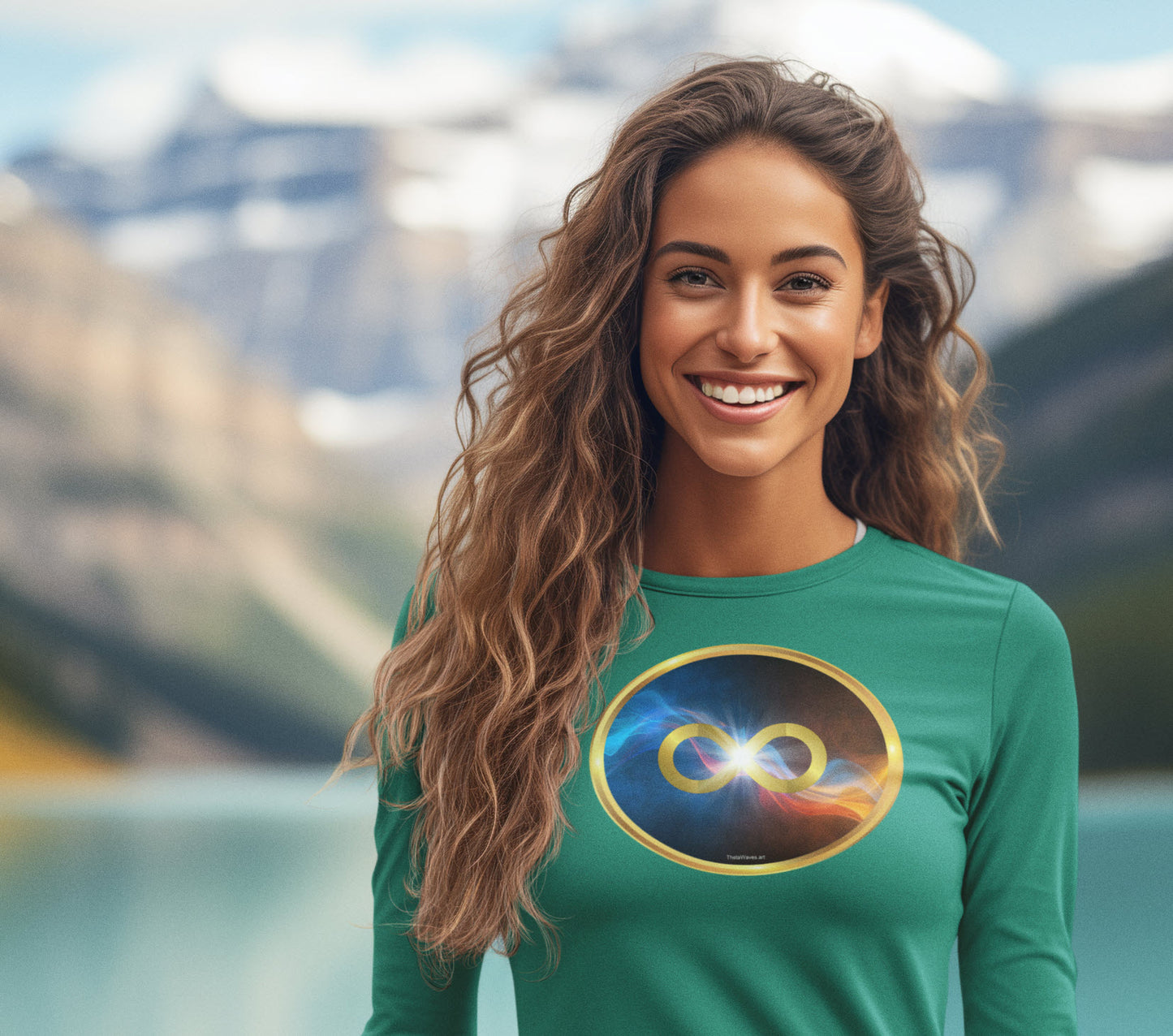 SPIRITUAL -- INFINITY-2 - Men & Women - Premium "Unisex" Longsleeve T-shirt