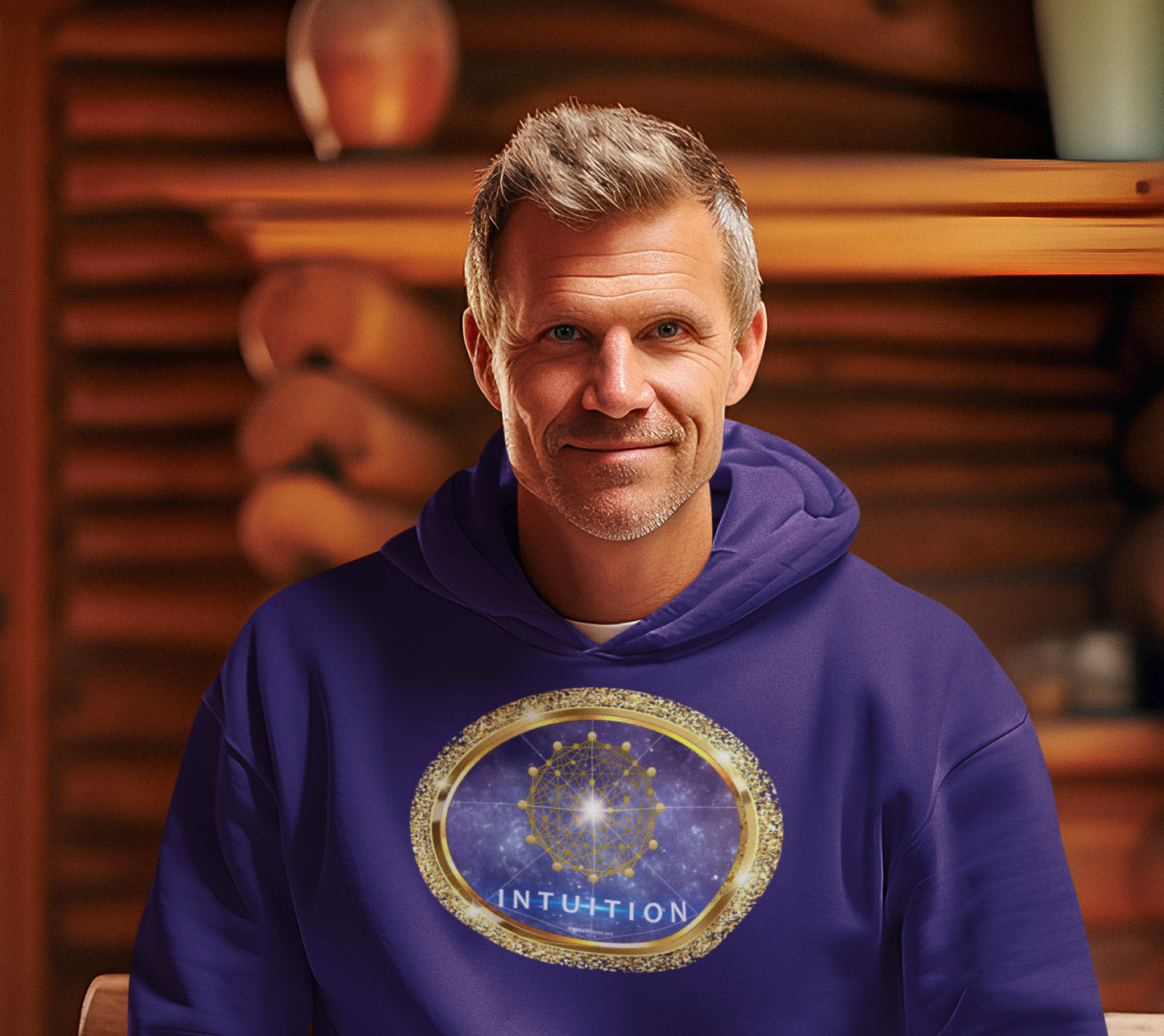 SPIRITUAL -- INTUITION-1 - Men & Women - Premium "Unisex" Pullover Hoodie