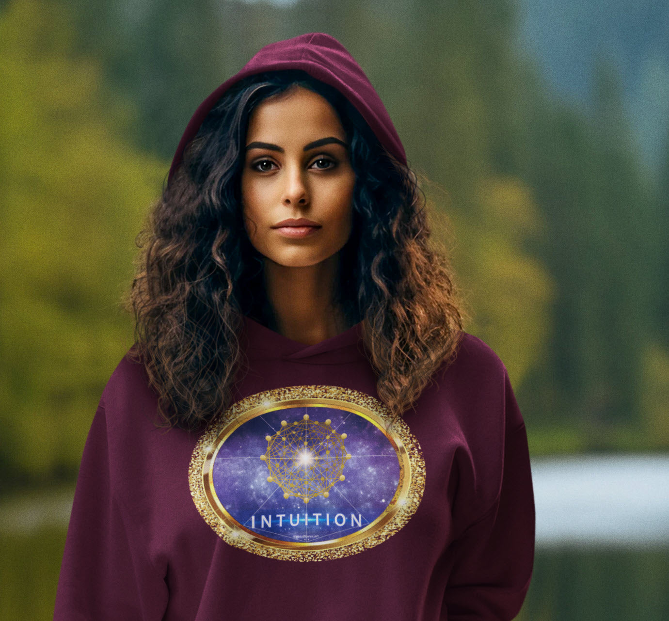 SPIRITUAL -- INTUITION-1 - Men & Women - Premium "Unisex" Pullover Hoodie