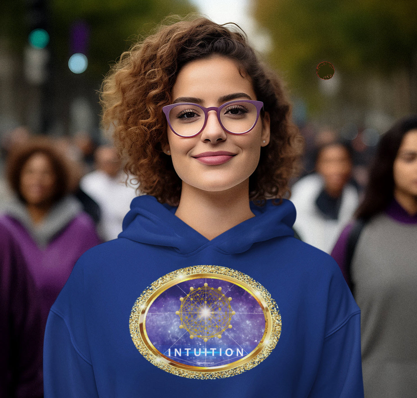SPIRITUAL -- INTUITION-1 - Men & Women - Premium "Unisex" Pullover Hoodie