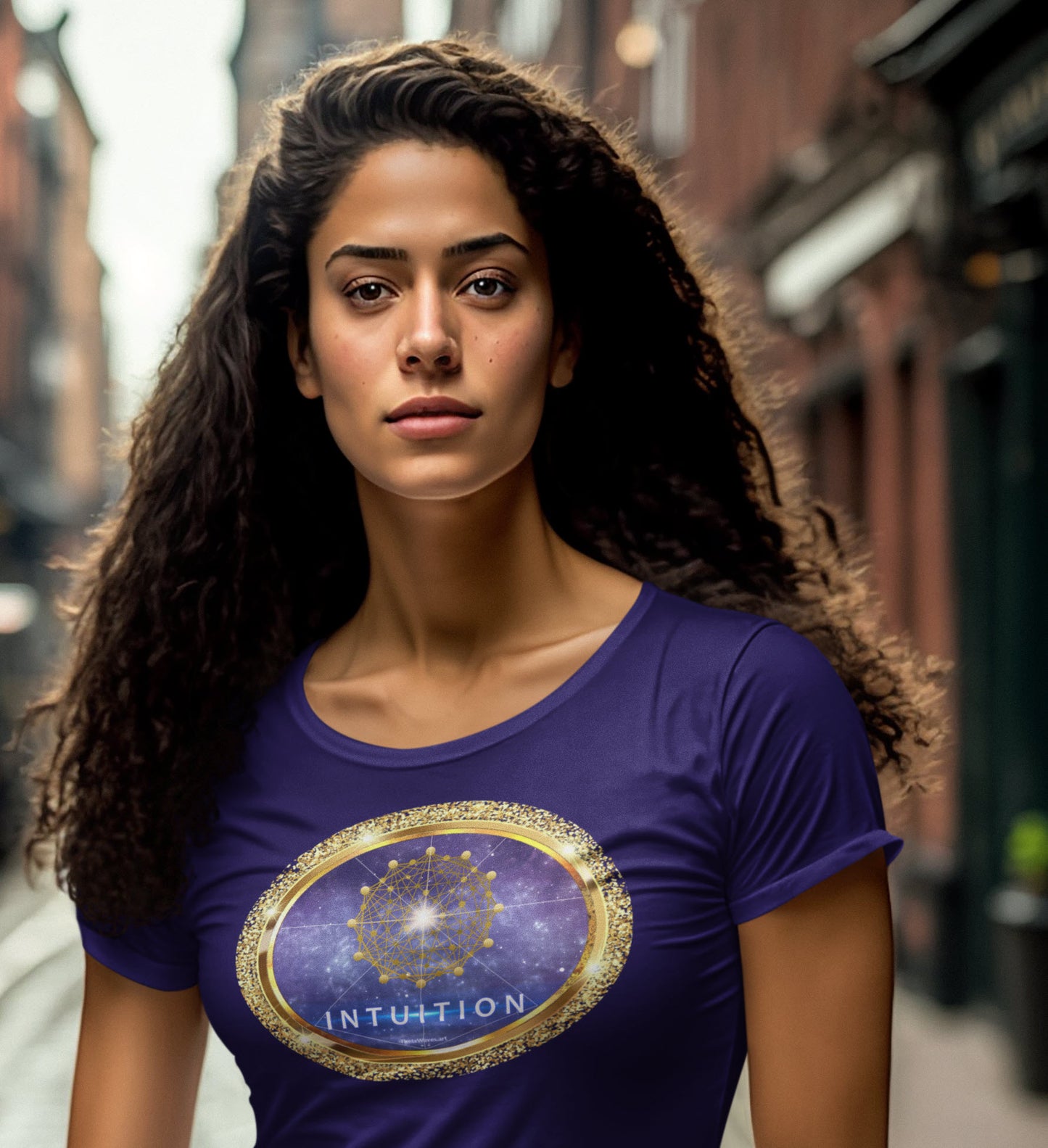 SPIRITUAL -- INTUITION-1 - Classic Womens Crewneck T-shirt