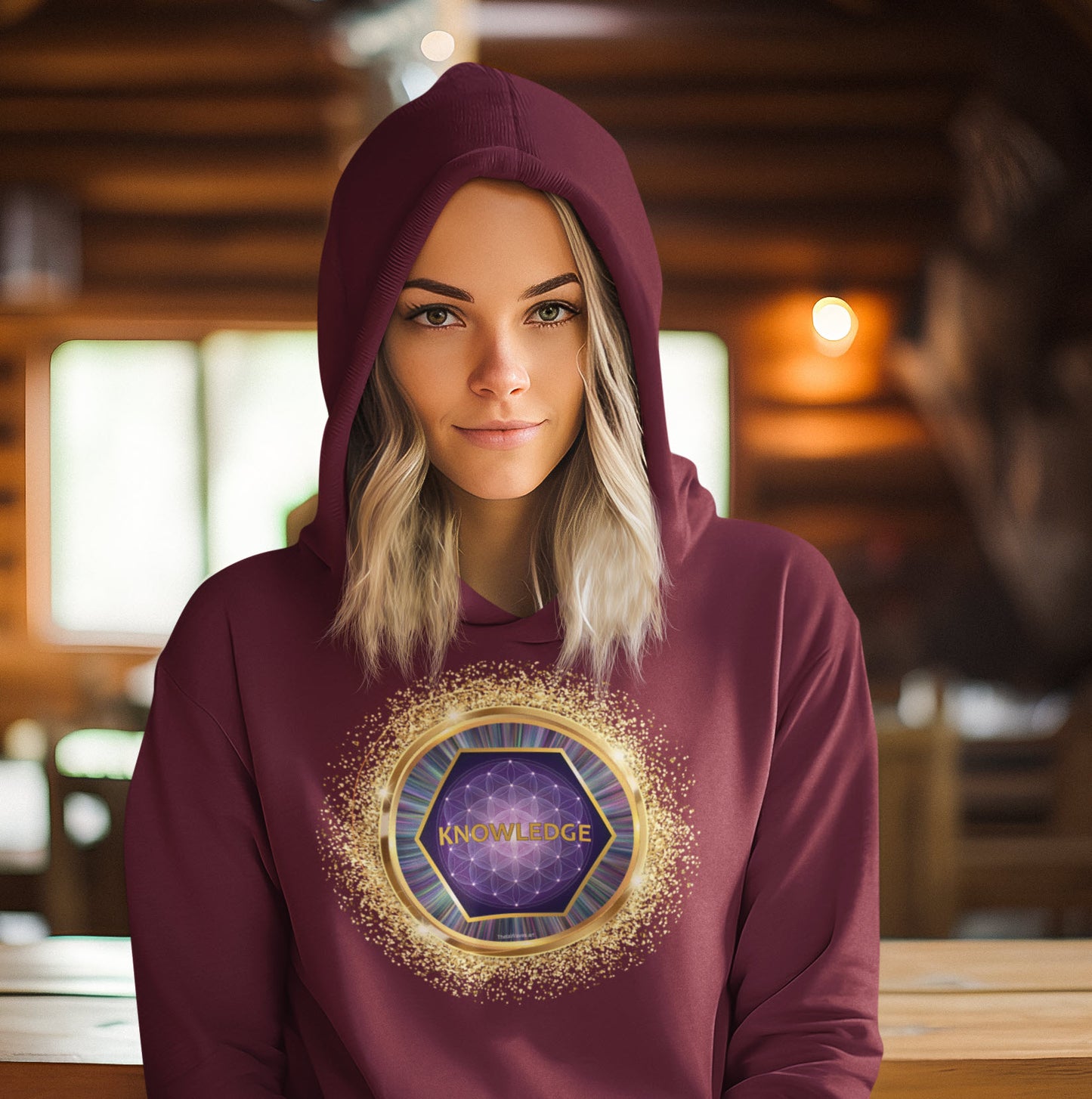 SPIRITUAL -- KNOWLEDGE-3 - Men & Women - Premium "Unisex" Pullover Hoodie