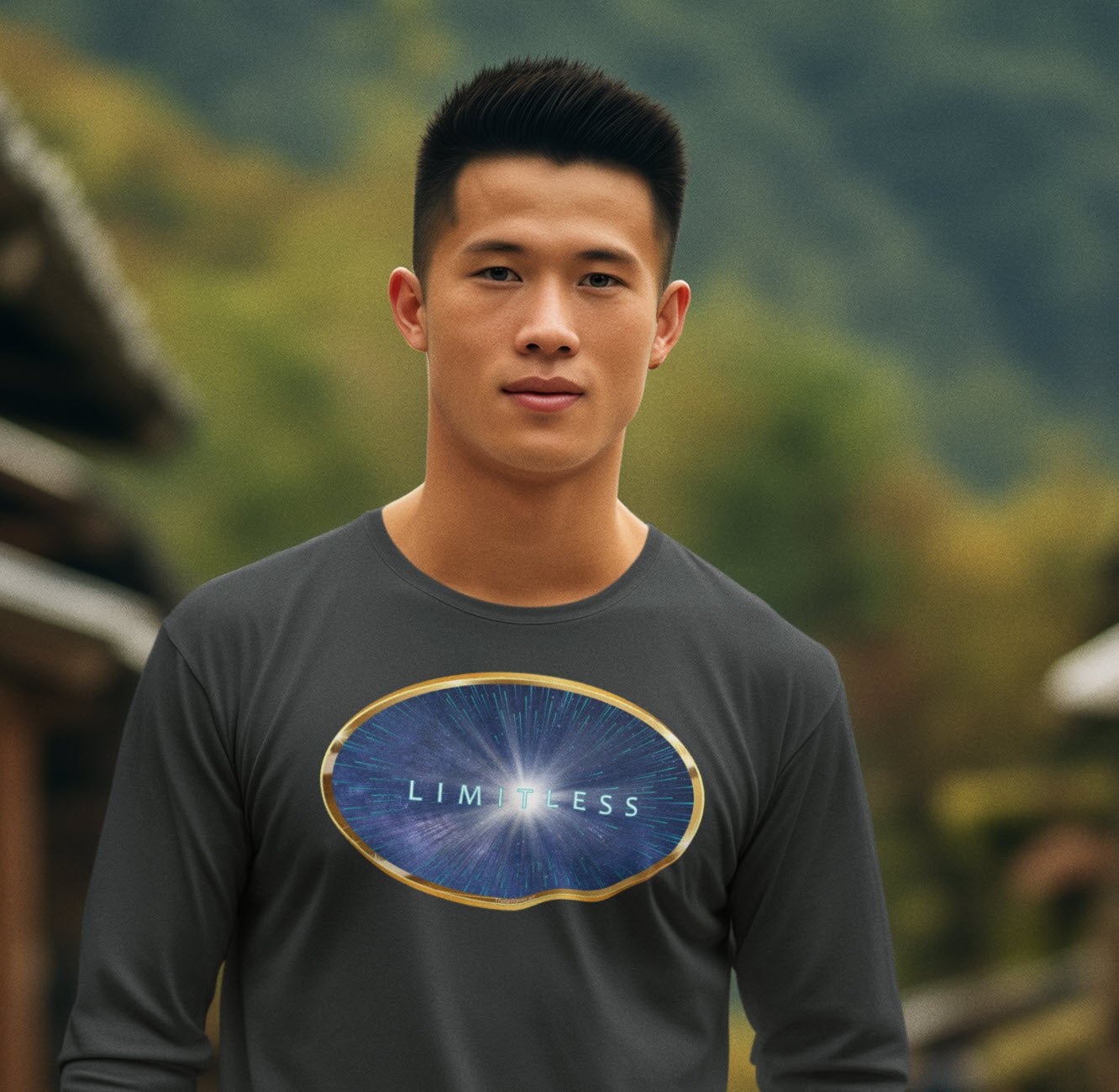 SPIRITUAL -- LIMITLESS-1 - Men & Women - Premium "Unisex" Longsleeve T-shirt