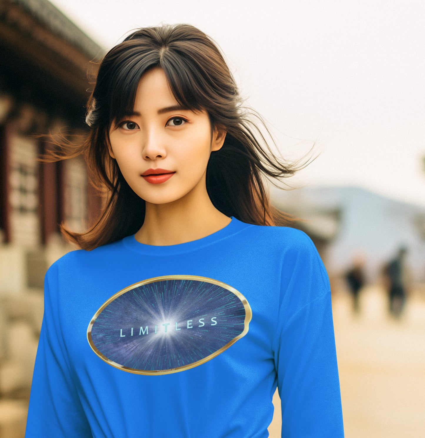SPIRITUAL -- LIMITLESS-1 - Men & Women - Premium "Unisex" Longsleeve T-shirt
