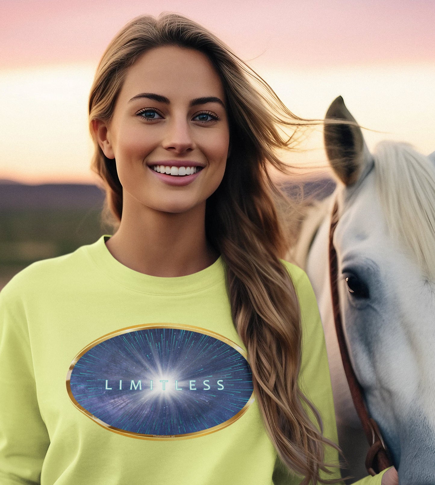 SPIRITUAL -- LIMITLESS-1 - Men & Women - Premium "Unisex" Longsleeve T-shirt