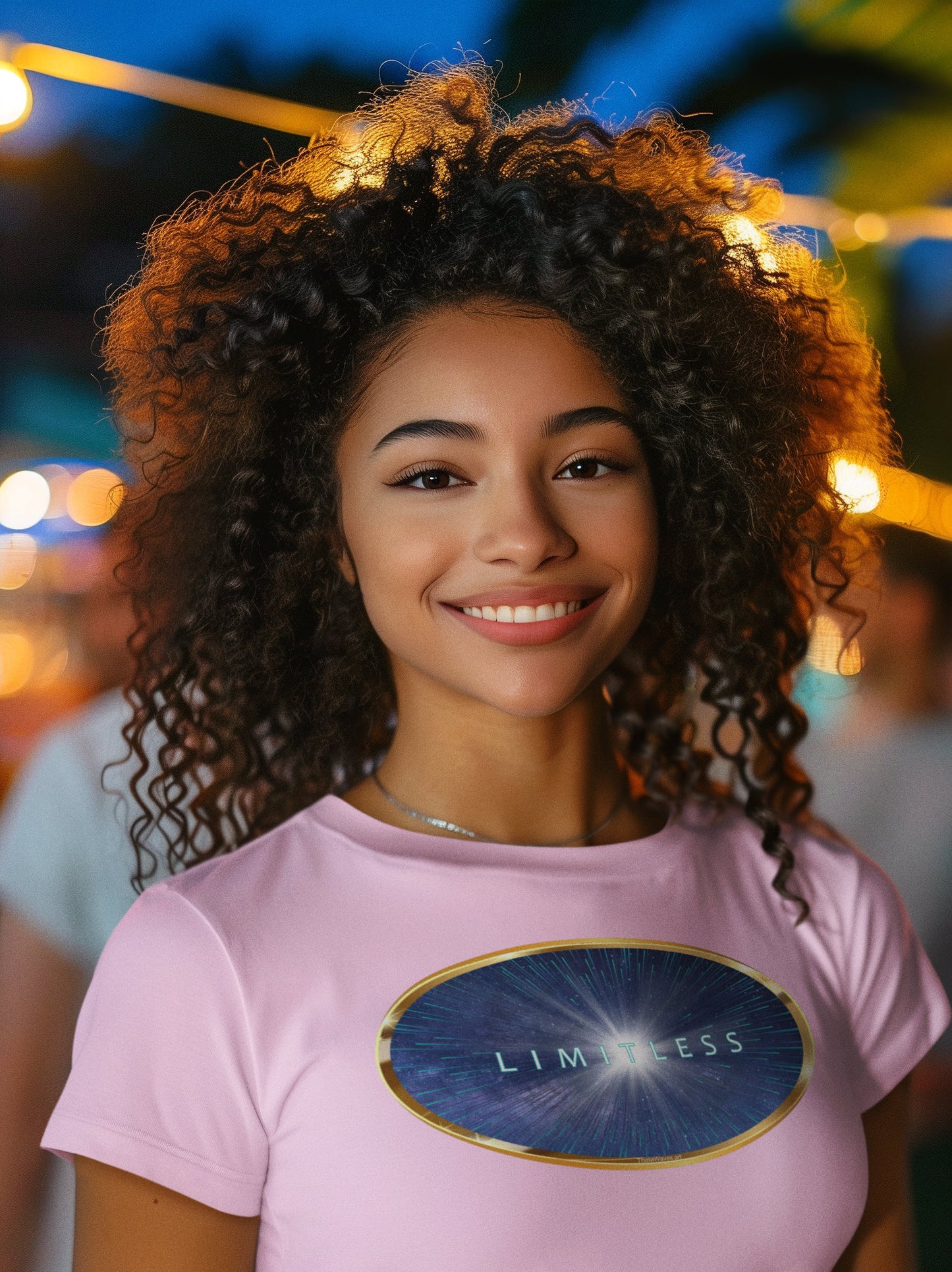 SPIRITUAL -- LIMITLESS-1 - Womens Stylish Crewneck T-shirt