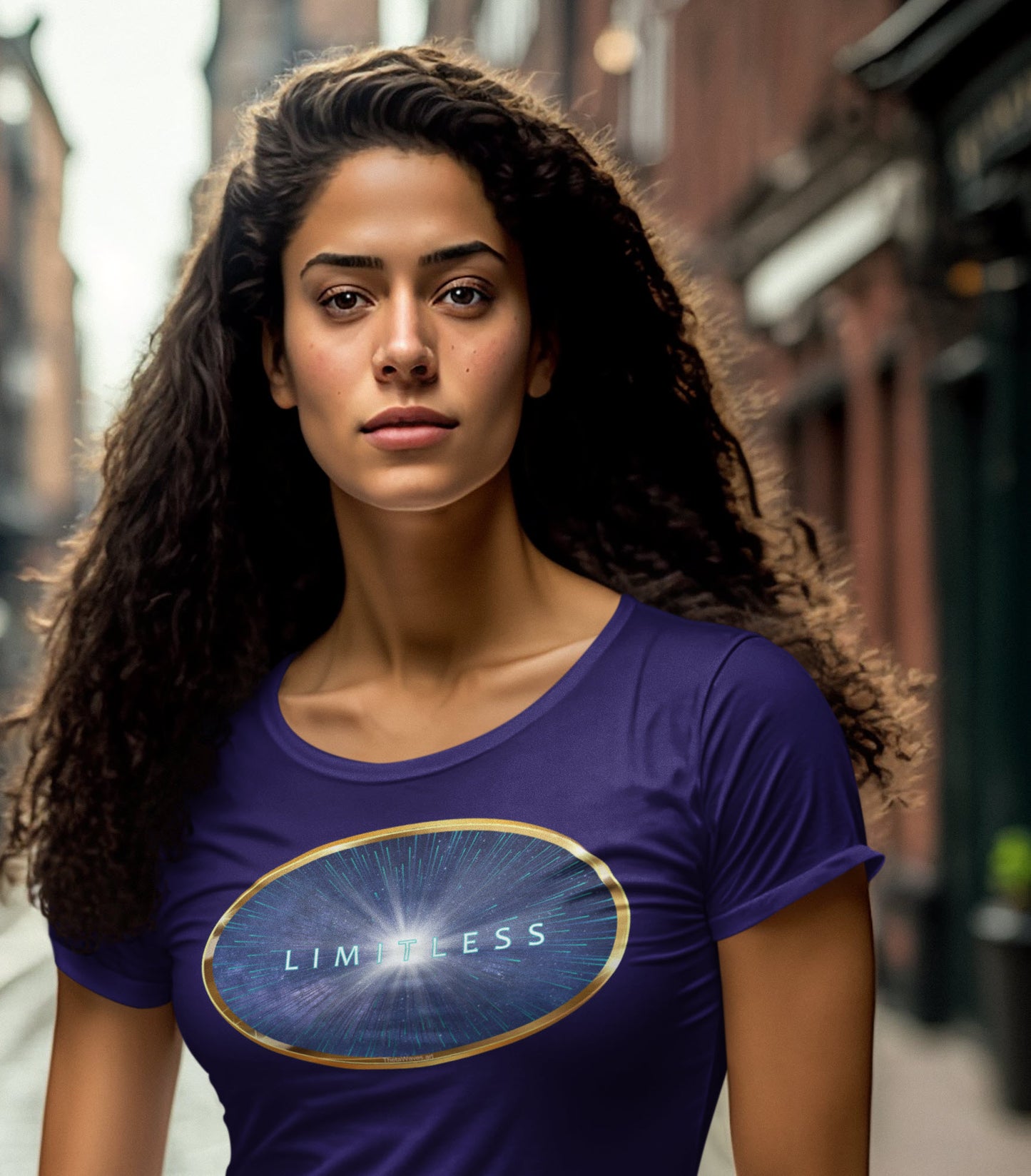 SPIRITUAL -- LIMITLESS-1 - Womens Stylish Crewneck T-shirt