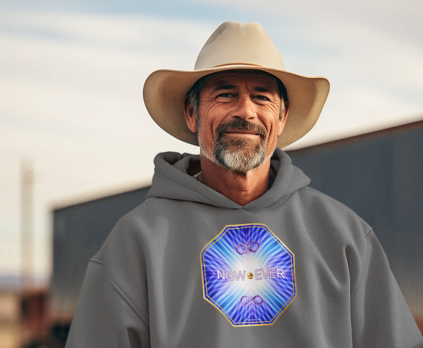 SPIRITUAL -- NOWEVER-1 - Men & Women - Premium "Unisex" Pullover Hoodie
