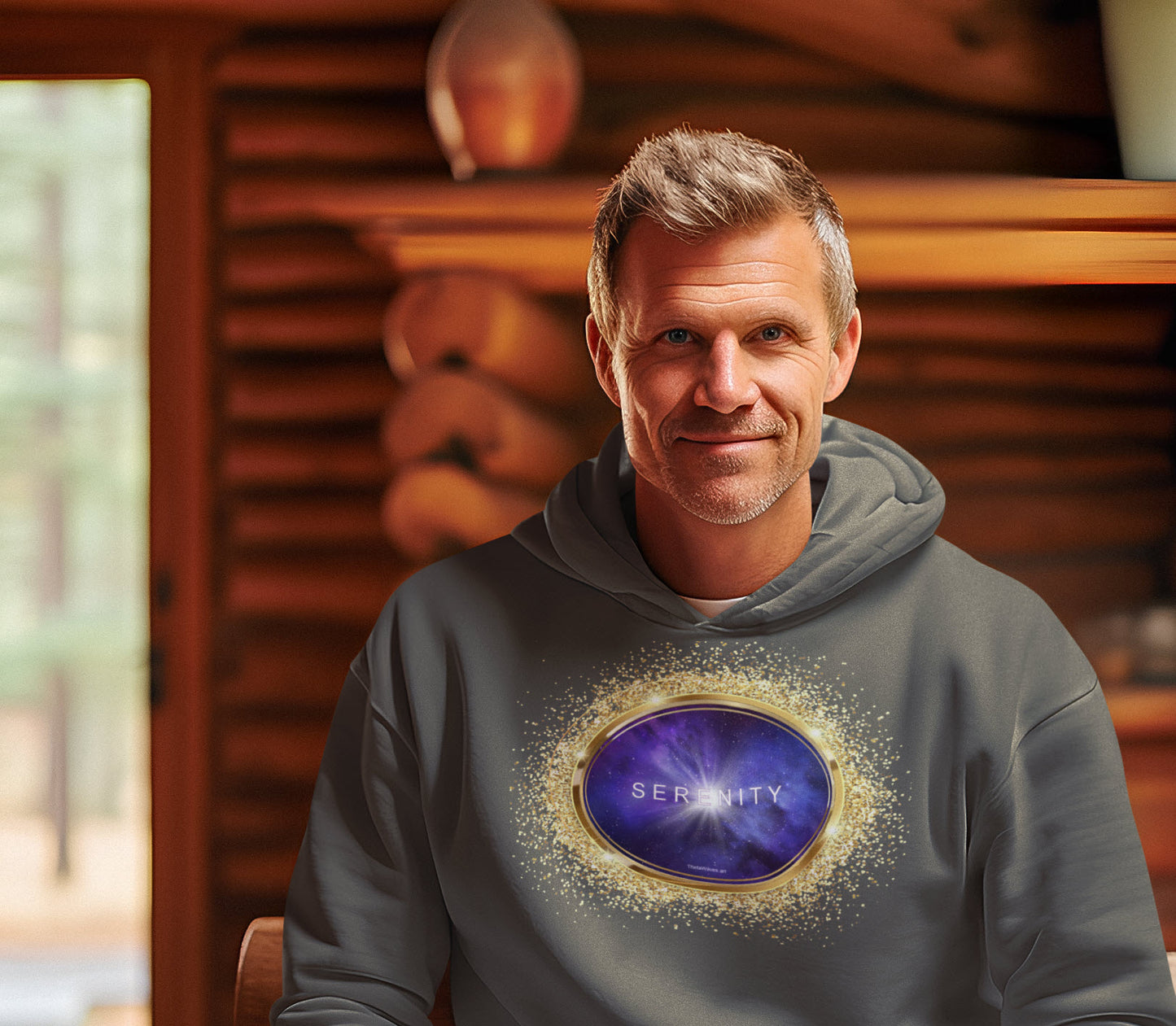 SPIRITUAL -- SERENITY-1 - Men & Women - Premium "Unisex" Pullover Hoodie