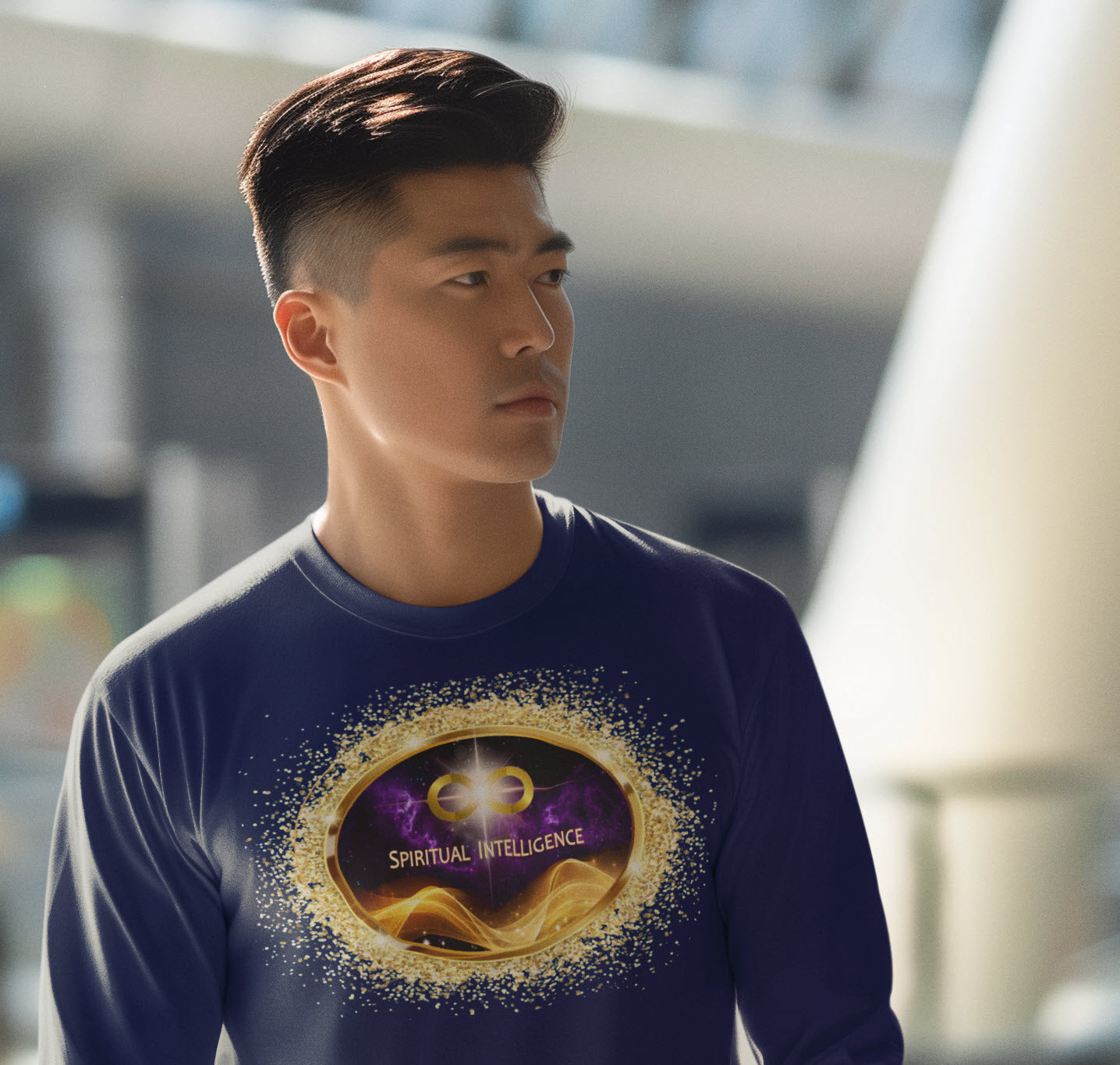 SPIRITUAL -- SPIRITUAL INTELLIGENCE-3 - Men & Women - Premium "Unisex" Longsleeve T-shirt