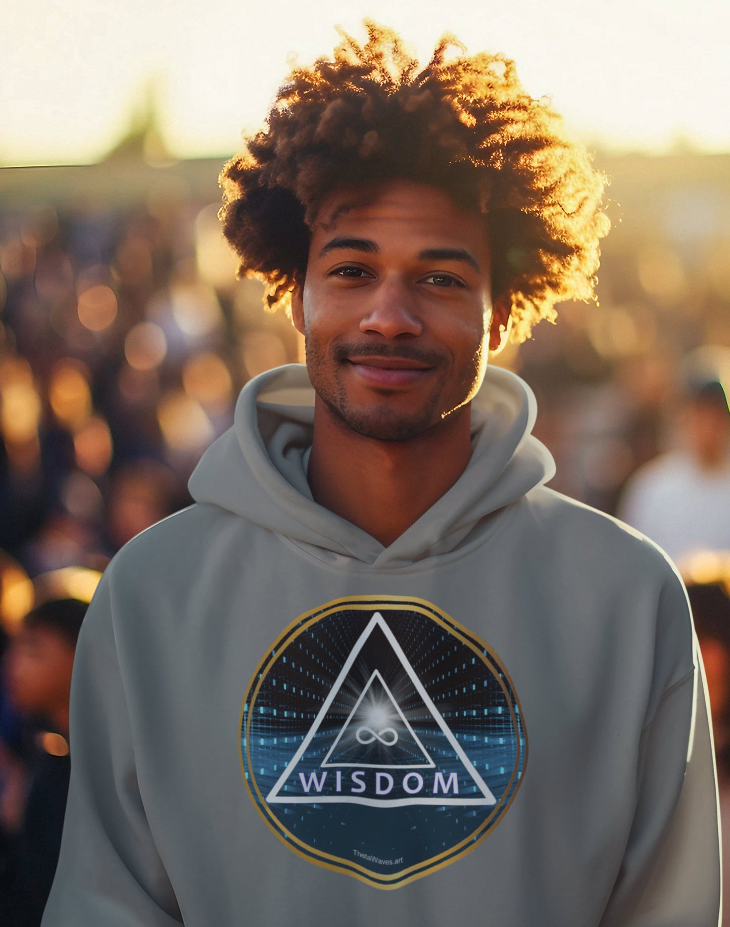 SPIRITUAL -- WISDOM-1 - Men & Women - Premium "Unisex" Pullover Hoodie