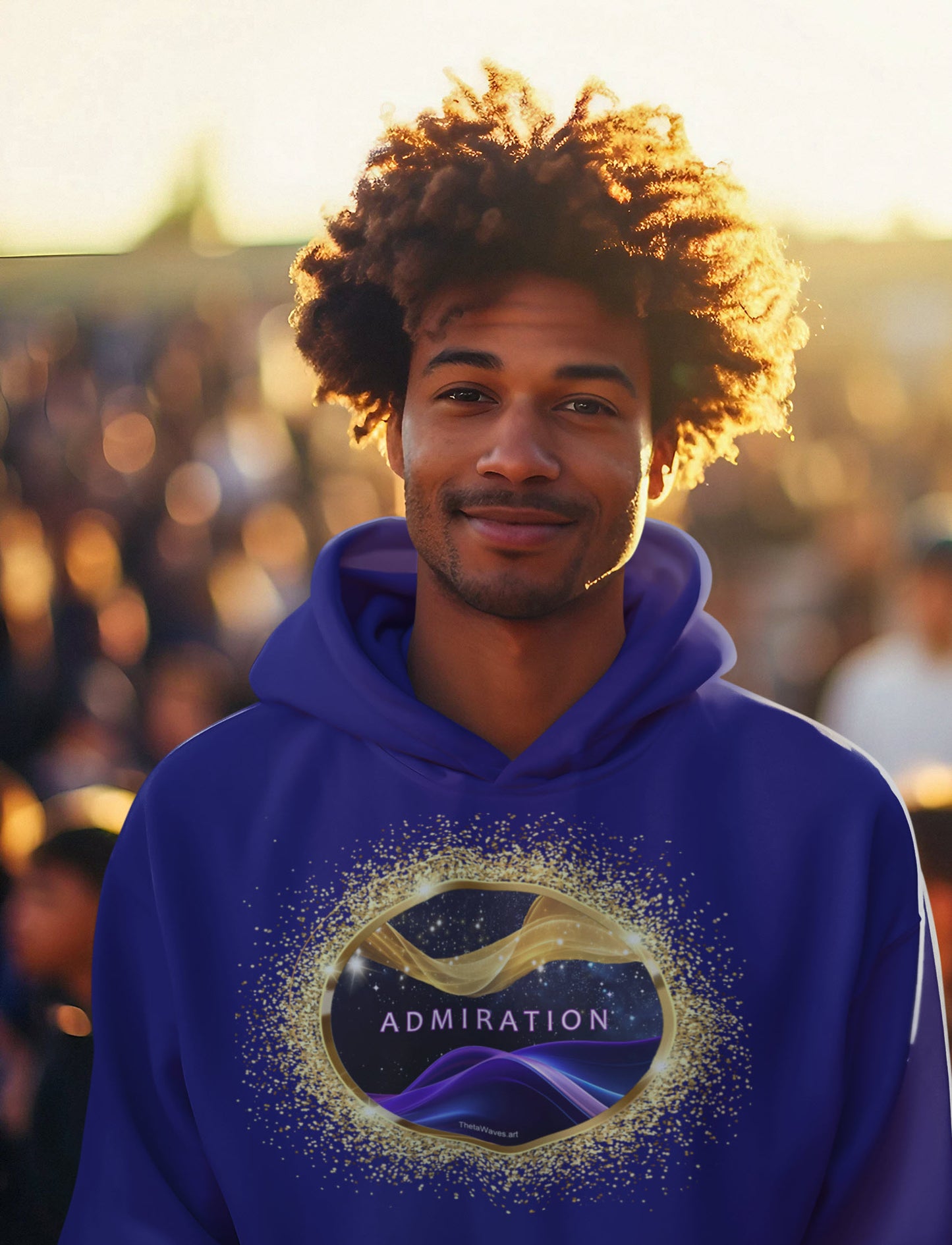 SPIRITUAL -- ADMIRATION-1 - Men & Women - Premium "Unisex" Pullover Hoodie