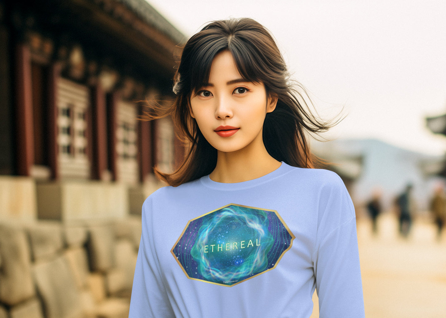 SPIRITUAL -- ETHEREAL-1 - Men & Women - Premium "Unisex" Longsleeve T-shirt