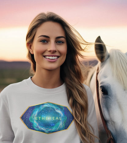 SPIRITUAL -- ETHEREAL-1 - Men & Women - Premium "Unisex" Crewneck T-shirt