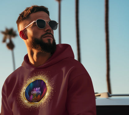SPIRITUAL -- IAM TRUTH-2 - Men & Women - Premium "Unisex" Pullover Hoodie