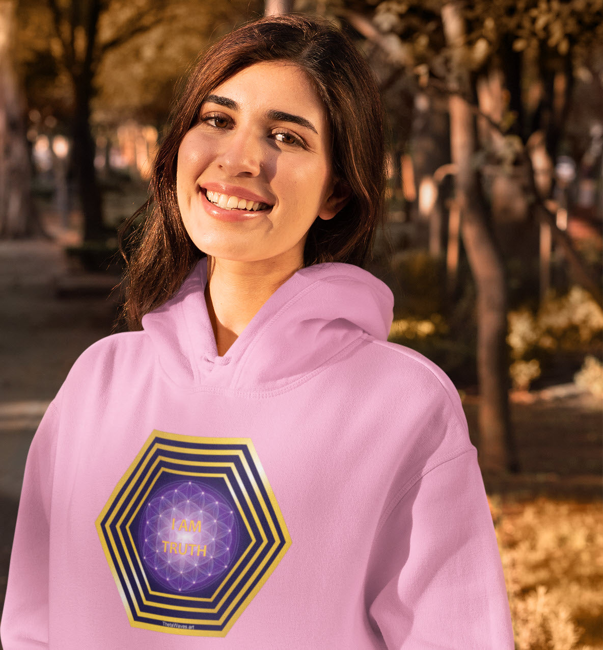 SPIRITUAL -- IAM TRUTH-1 - Men & Women - Premium "Unisex" Pullover Hoodie