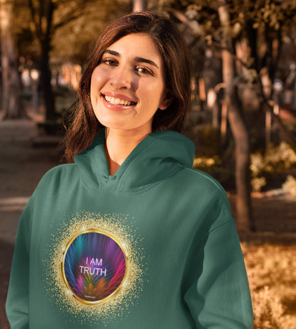 SPIRITUAL -- IAM TRUTH-2 - Men & Women - Premium "Unisex" Pullover Hoodie