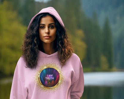 SPIRITUAL -- IAM TRUTH-2 - Men & Women - Premium "Unisex" Pullover Hoodie
