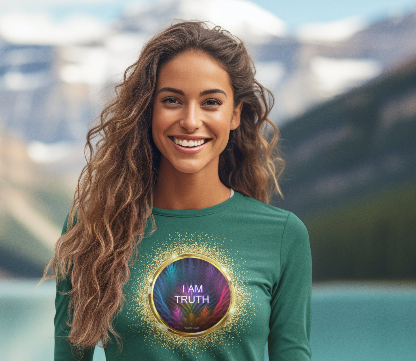 SPIRITUAL -- IAM TRUTH-2 - Men & Women - Premium "Unisex" Longsleeve T-shirt