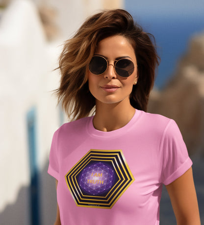 SPIRITUAL -- IAM TRUTH-1 - Womens Stylish Crewneck T-shirt