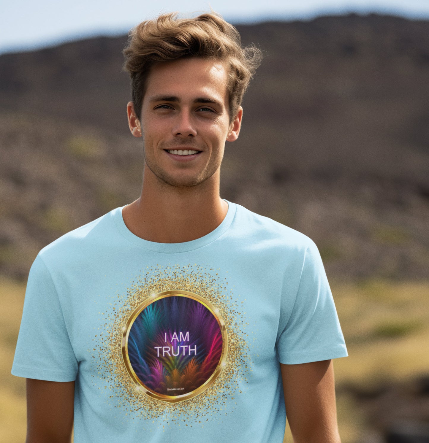 SPIRITUAL -- IAM TRUTH-2 - Men & Women - Premium "Unisex" Crewneck T-shirt