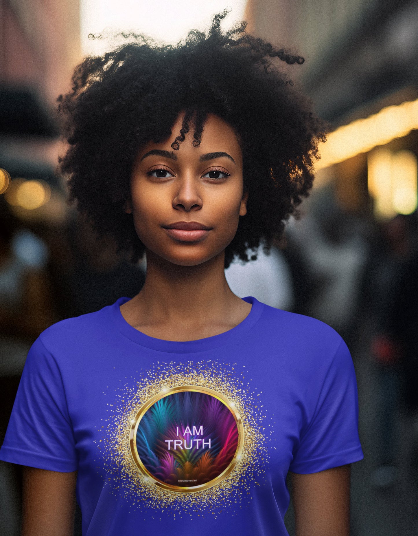 SPIRITUAL -- IAM TRUTH-2 - Men & Women - Premium "Unisex" Crewneck T-shirt