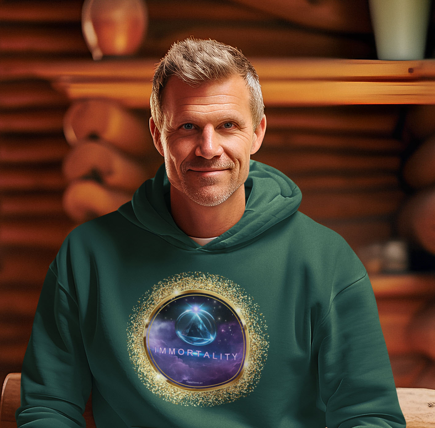 SPIRITUAL -- IMMORTALITY-5 - Men & Women - Premium "Unisex" Pullover Hoodie