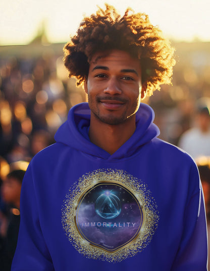 SPIRITUAL -- IMMORTALITY-5 - Men & Women - Premium "Unisex" Pullover Hoodie