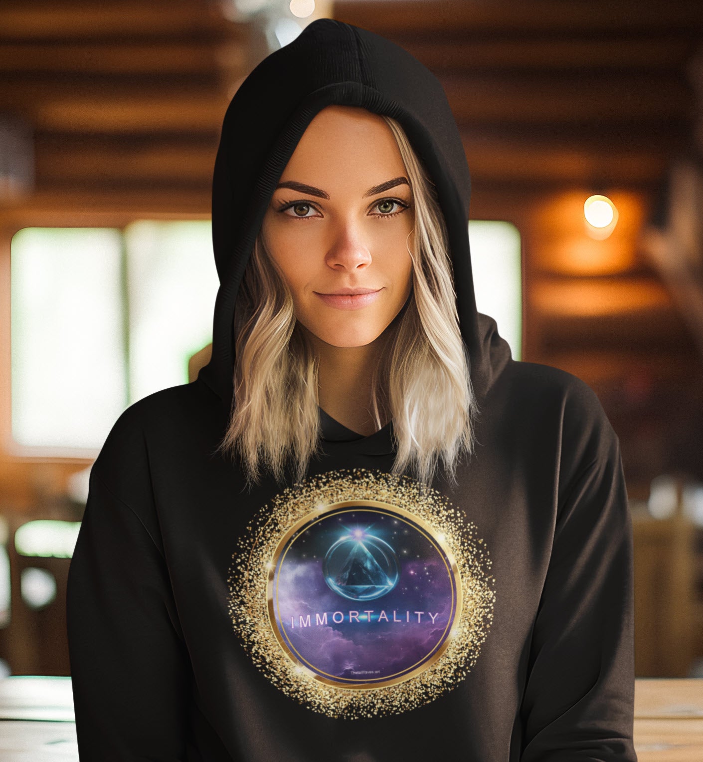 SPIRITUAL -- IMMORTALITY-5 - Men & Women - Premium "Unisex" Pullover Hoodie
