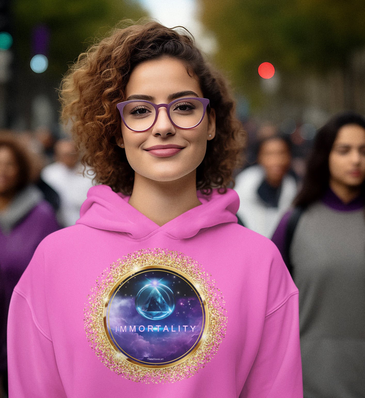 SPIRITUAL -- IMMORTALITY-5 - Men & Women - Premium "Unisex" Pullover Hoodie