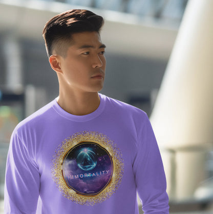 SPIRITUAL -- IMMORTALITY-5 - Men & Women - Premium "Unisex" Longsleeve T-shirt
