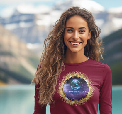SPIRITUAL -- IMMORTALITY-5 - Men & Women - Premium "Unisex" Longsleeve T-shirt