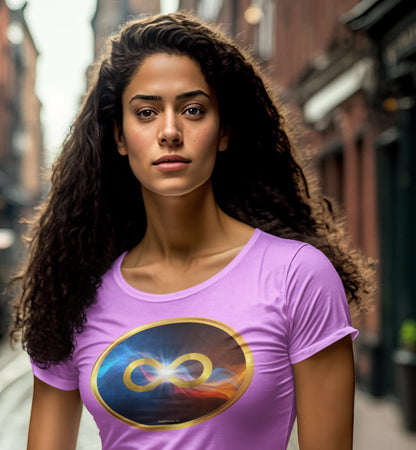 SPIRITUAL -- INFINITY-2 - Womens Stylish Crewneck T-shirt