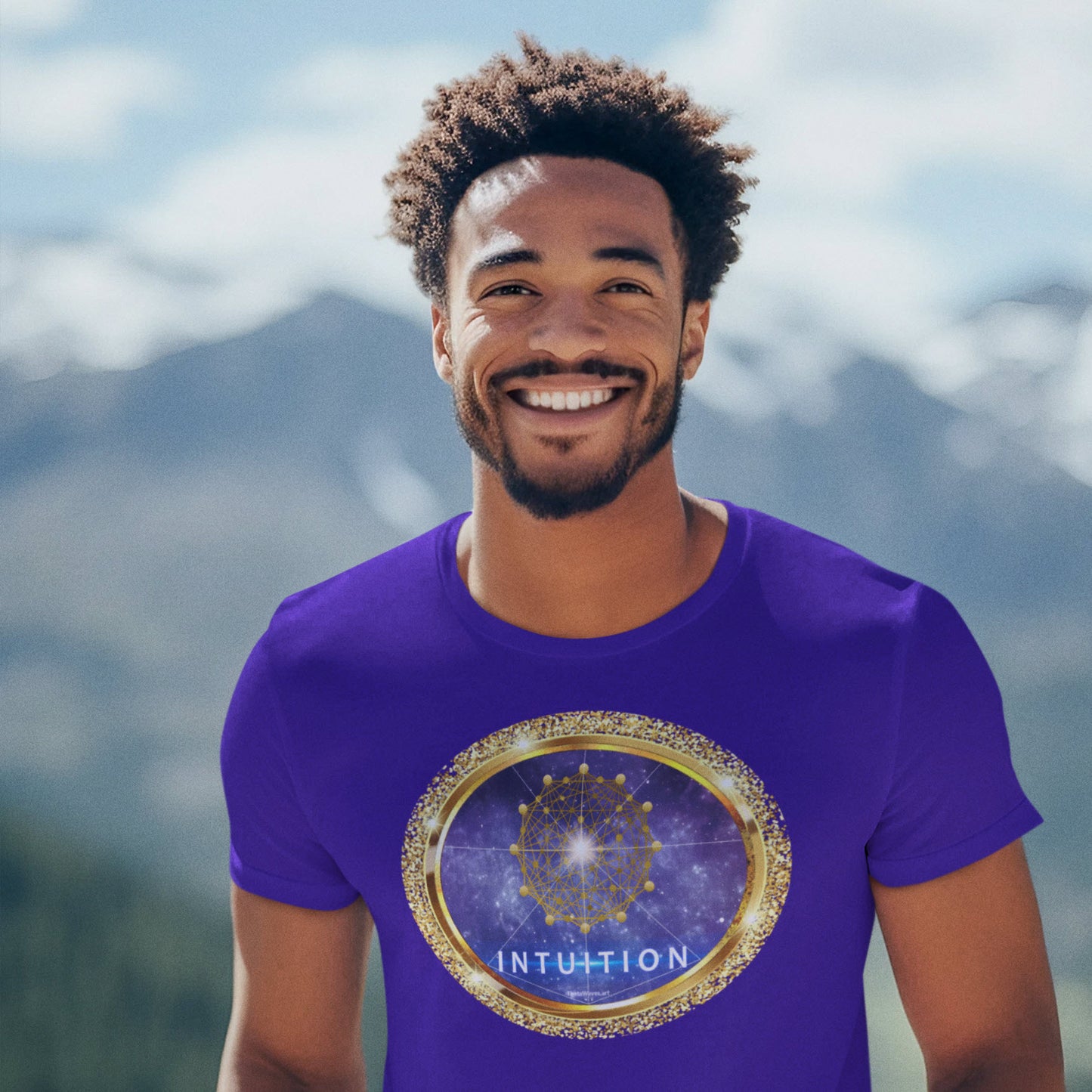 SPIRITUAL -- INTUITION-1 - Men & Women - Premium "Unisex" Crewneck T-shirt