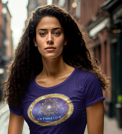 SPIRITUAL -- INTUITION-1 - Classic Womens Crewneck T-shirt