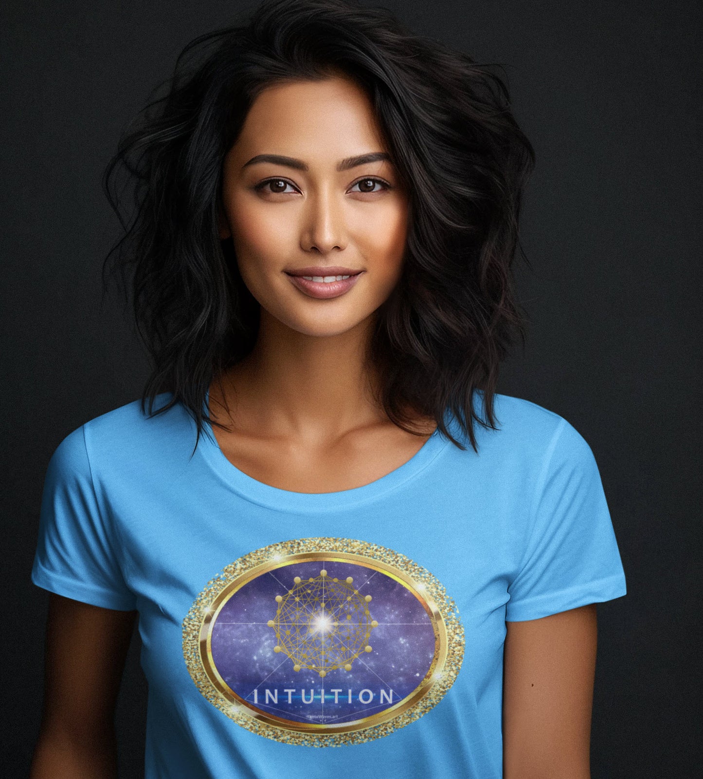 SPIRITUAL -- INTUITION-1 - Classic Womens Crewneck T-shirt