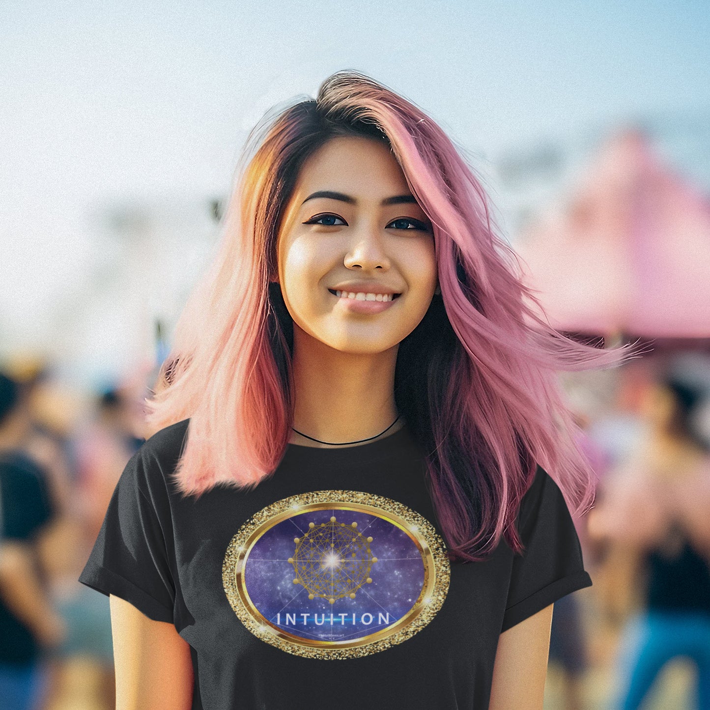 SPIRITUAL -- INTUITION-1 - Classic Womens Crewneck T-shirt