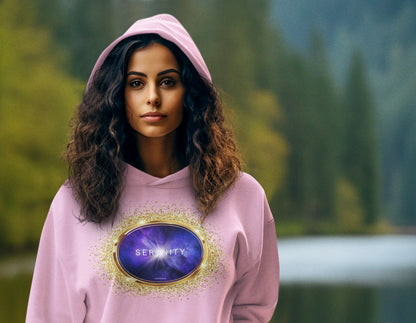 SPIRITUAL -- SERENITY-1 - Men & Women - Premium "Unisex" Pullover Hoodie