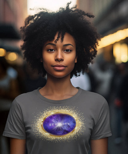 SPIRITUAL -- SERENITY-1 - Men & Women - Premium "Unisex" Crewneck T-shirt