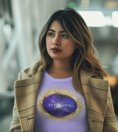 SPIRITUAL -- SERENITY-1 - Men & Women - Premium "Unisex" Crewneck T-shirt