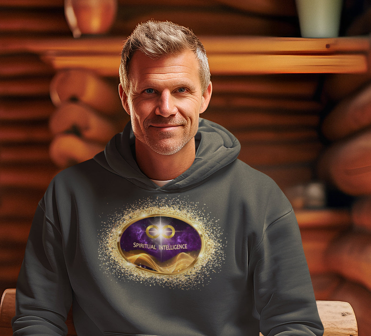 SPIRITUAL -- SPIRITUAL INTELLIGENCE-3 - Men & Women - Premium "Unisex" Pullover Hoodie