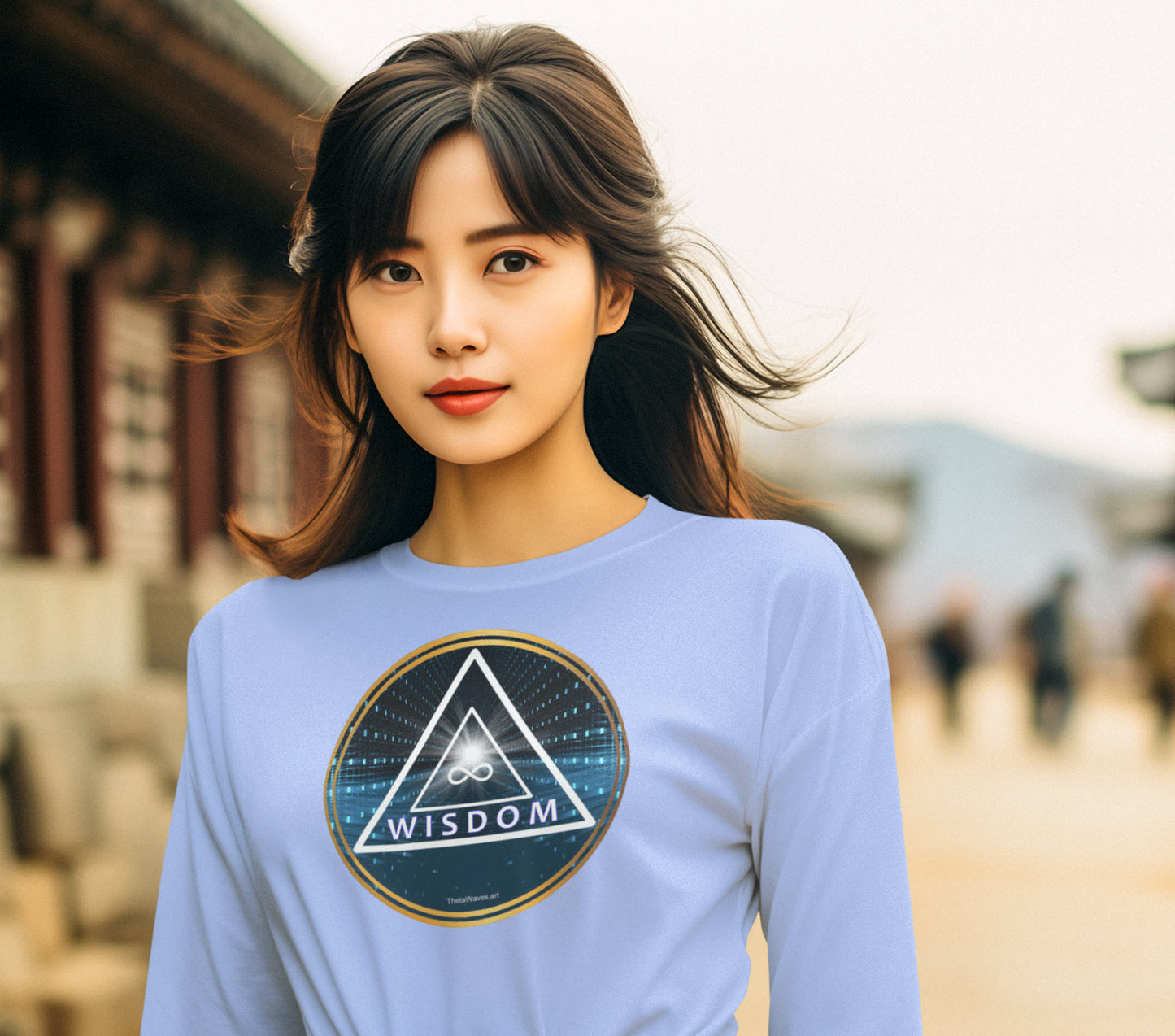 SPIRITUAL -- WISDOM-1 - Men & Women - Premium "Unisex" Longsleeve T-shirt